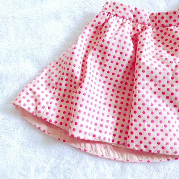 KATE SPADE Coreen Pink Polka Dot Circle Skirt 4/4T - Picture 2 of 4